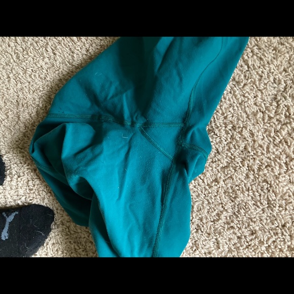 Lululemon Teal Wunder Under - Picture 3 of 3